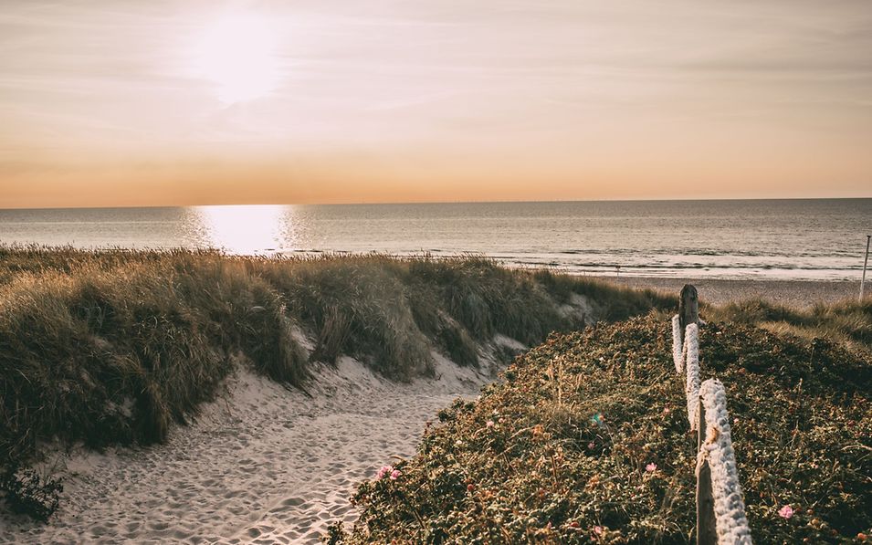 Sonnenuntergang am Meer auf Sylt