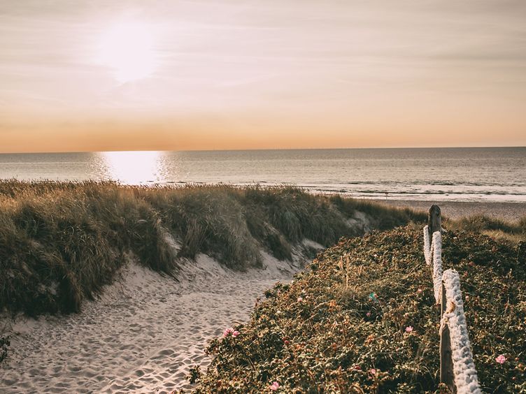 Sonnenuntergang am Meer auf Sylt